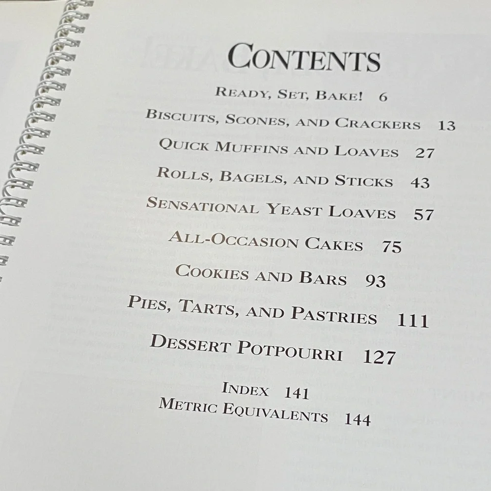 Low-Fat Ways to Bake and Low-calorie recipes spiral Cookbook set